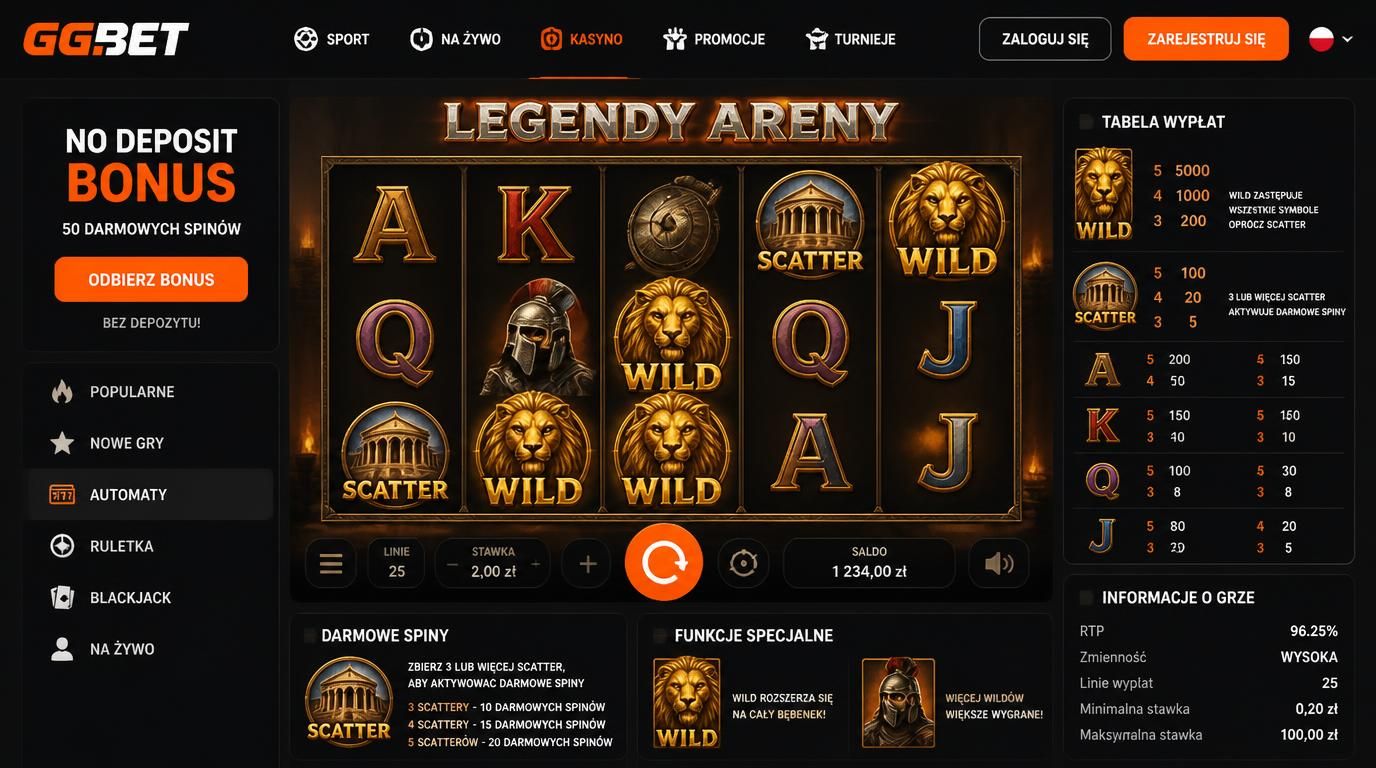 Slot z wysokim RTP i funkcjami dodatkowymi, tabela bonusów